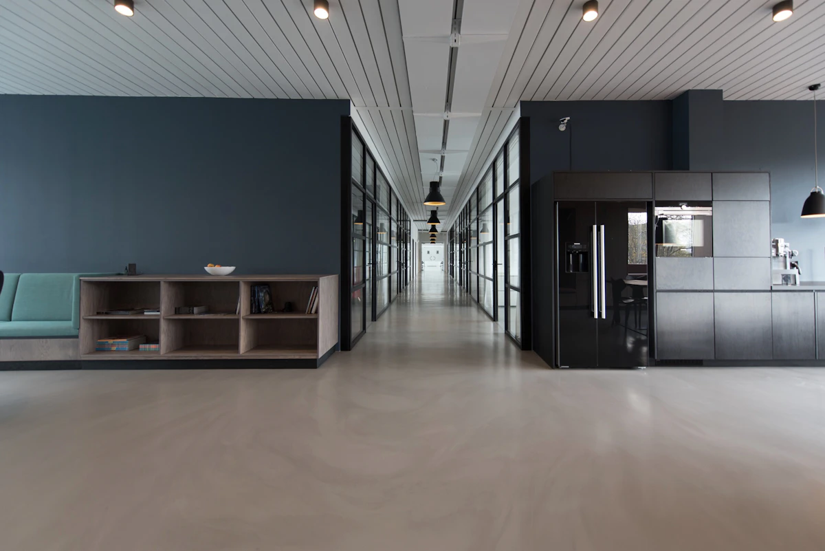 Modern business workspace
